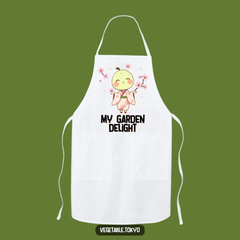 Funny Pea Pod Juggling Apron: Cook with Delicate Charm and Nature's Touch