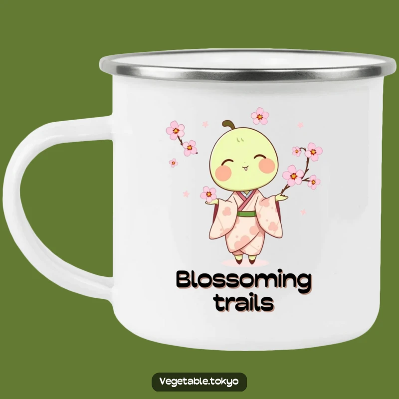 Funny Pea Pod Juggling Camping Mug: Nature's Whimsy on the Go
