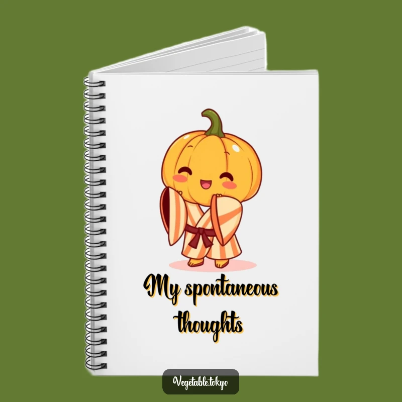Funny Pumpkin Bow Notebook: Capture Harvest Ideas with Grace