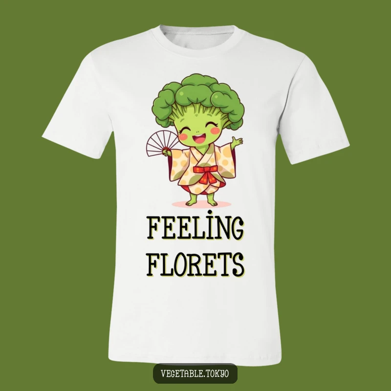 Funny Broccoli Fan Dance T-Shirt: Wearable Joy and Artistic Flair