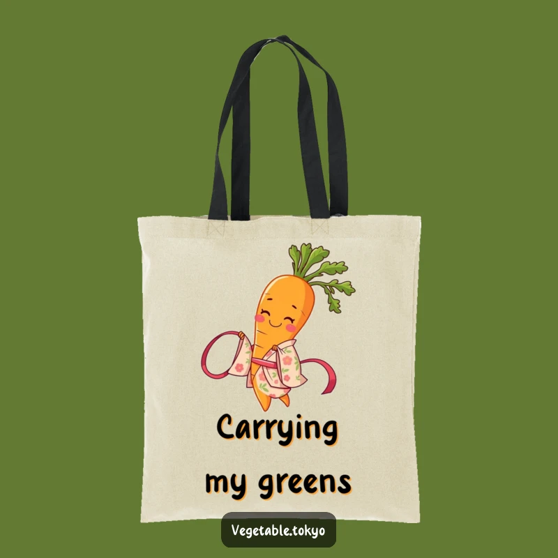 Funny Carrot Kimono Tote Bag: Stylishly Carry Your Fun and Flair